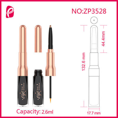 Empty Eyeshadow Eyeliner Tube Container Eyeliner Packaging With Double Head Sides