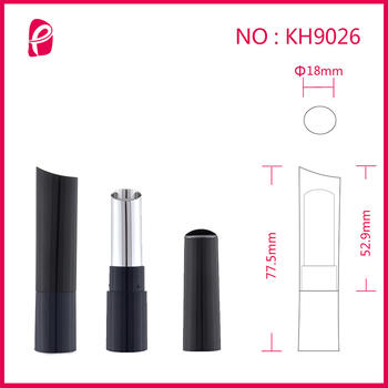 Empty Round Cosmetic Packaging Lipstick Tube Galore With Novel Design Lid Kh9026