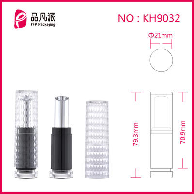 High-Grade Empty Round Tube Lipstick With Special Design Cap KH9032