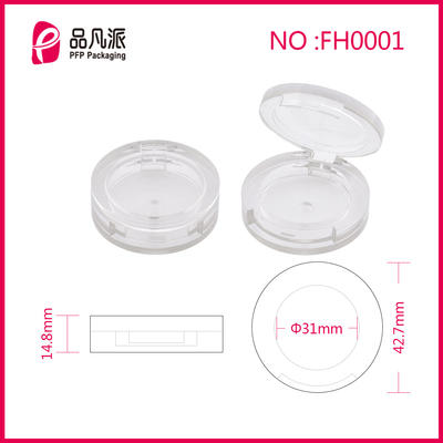 Clear Powder Case Cosmetic Container FH0001