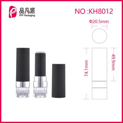 Round Tube Lipstick With Clear Bottom KH8012
