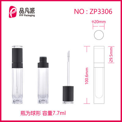 Plastic Cosmetic Packaging Empty Unique Lip Gloss Tube ZP3306