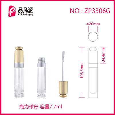 Plastic Cosmetic Packaging Empty Unique Lip Gloss Tube ZP3306G