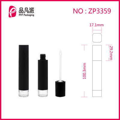 Plastic Cosmetic Packaging Empty Lip Gloss Tube with Brush ZP3359