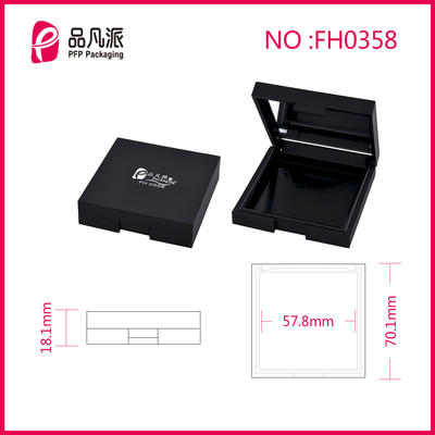 Square Empty Powder Case Cosmetic Container FH0358A