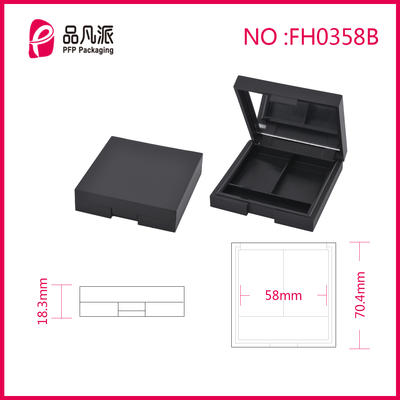 Square Empty Powder Case Cosmetic Container FH0358B