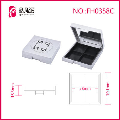 Square Empty Powder Case Cosmetic Container FH0358C