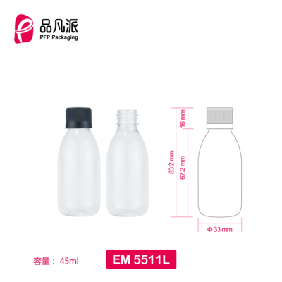 Empty Personal Care Packaging Container EM5511L 45ML