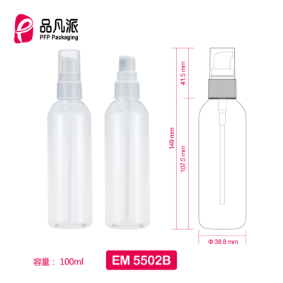 Empty Personal Care Packaging Container EM5502B 100ML