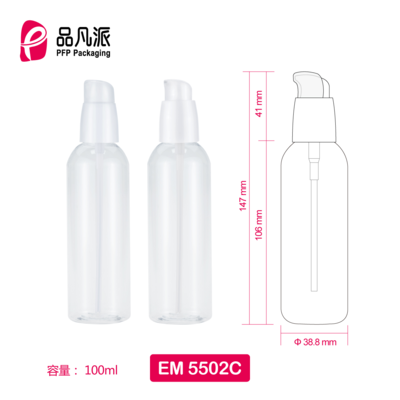 Empty Personal Care Packaging Container EM5502C 100ML