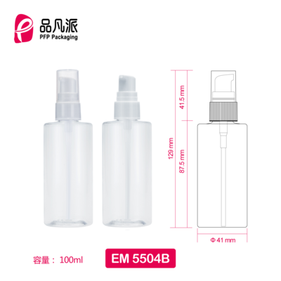 Empty Personal Care Packaging Container EM5504B 100ML