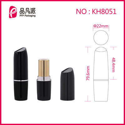 Empty Round Lipstick Tube With Unique Design Cap  KH8051