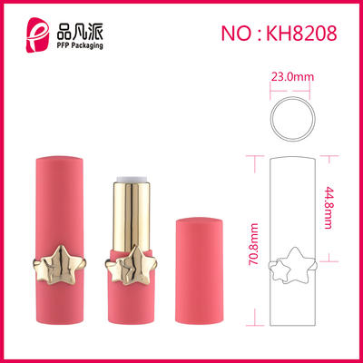 Empty Unique Design Round Lipstick Tube KH8208