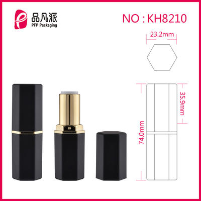 Empty Unique Design Polygon Lipstick Tube KH8210