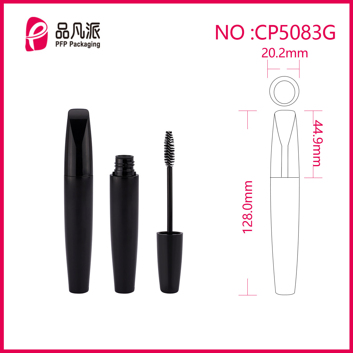 Empty Mascara Tubes With Brush CP5083G