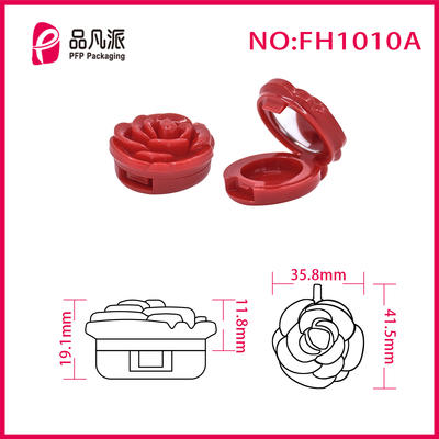 Empty Petals shape Powder Case Cosmetic Container FH1010